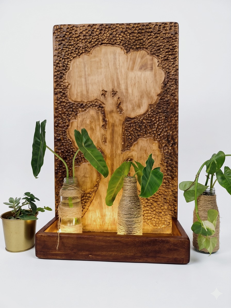 Tree of Life — Block Carved Planter